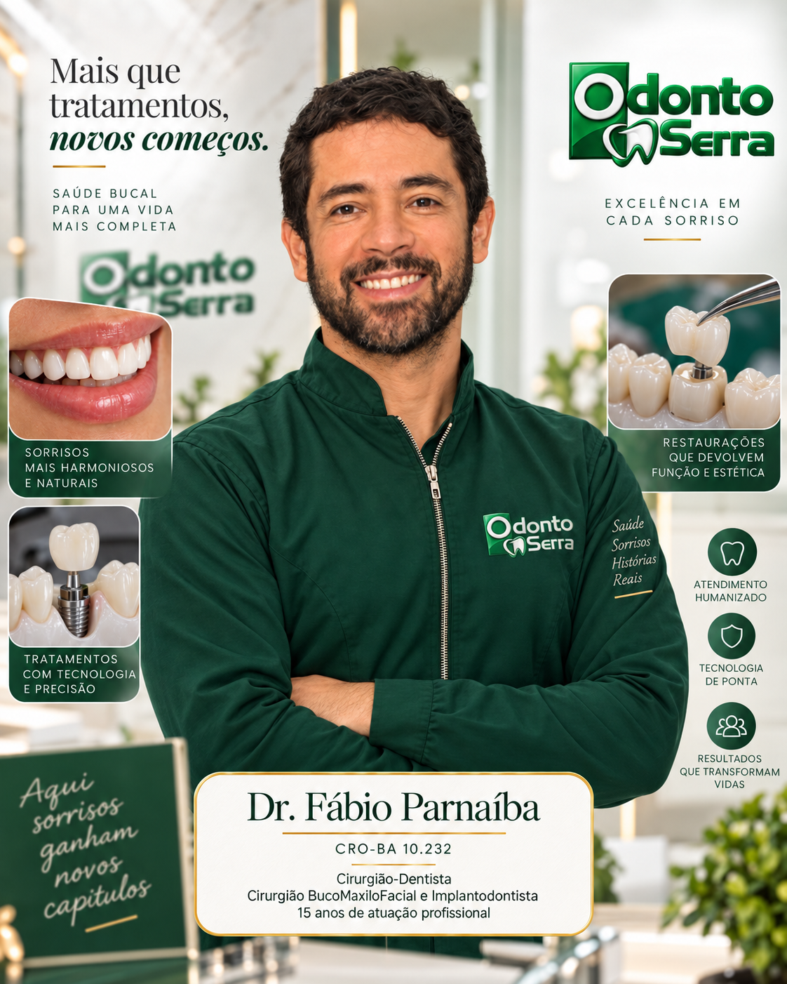 Dr. Fábio Parnaíba — Cirurgião-Dentista, Cirurgião BucoMaxiloFacial e Implantodontista, CRO-BA 10.322