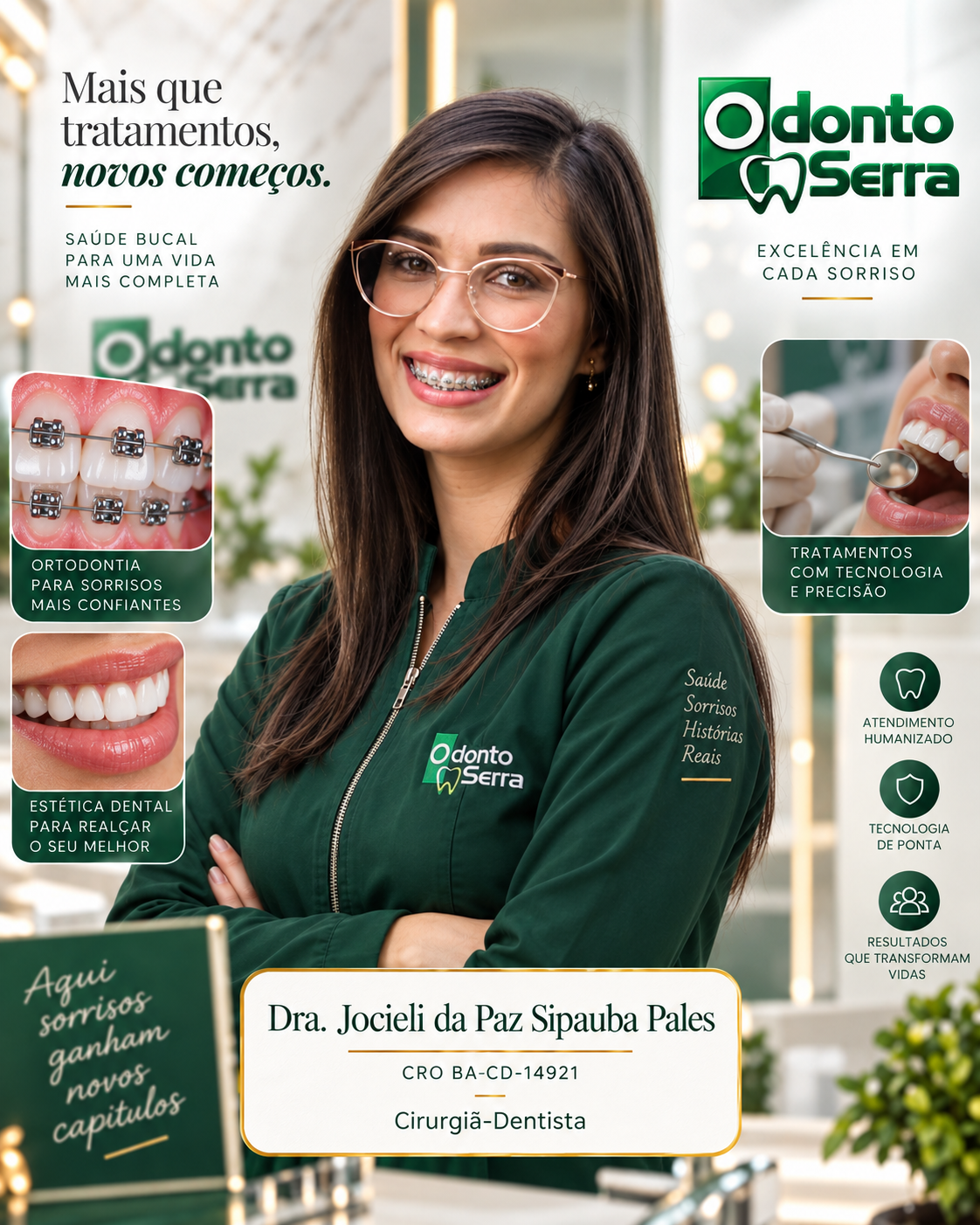 Dra. Jocieli da Paz Sipauba Pales — Cirurgiã-Dentista, CRO BA-CD-14921