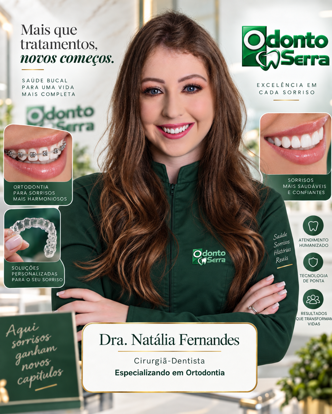 Dra. Natália Fernandes — Cirurgiã-Dentista, Especializando em Ortodontia